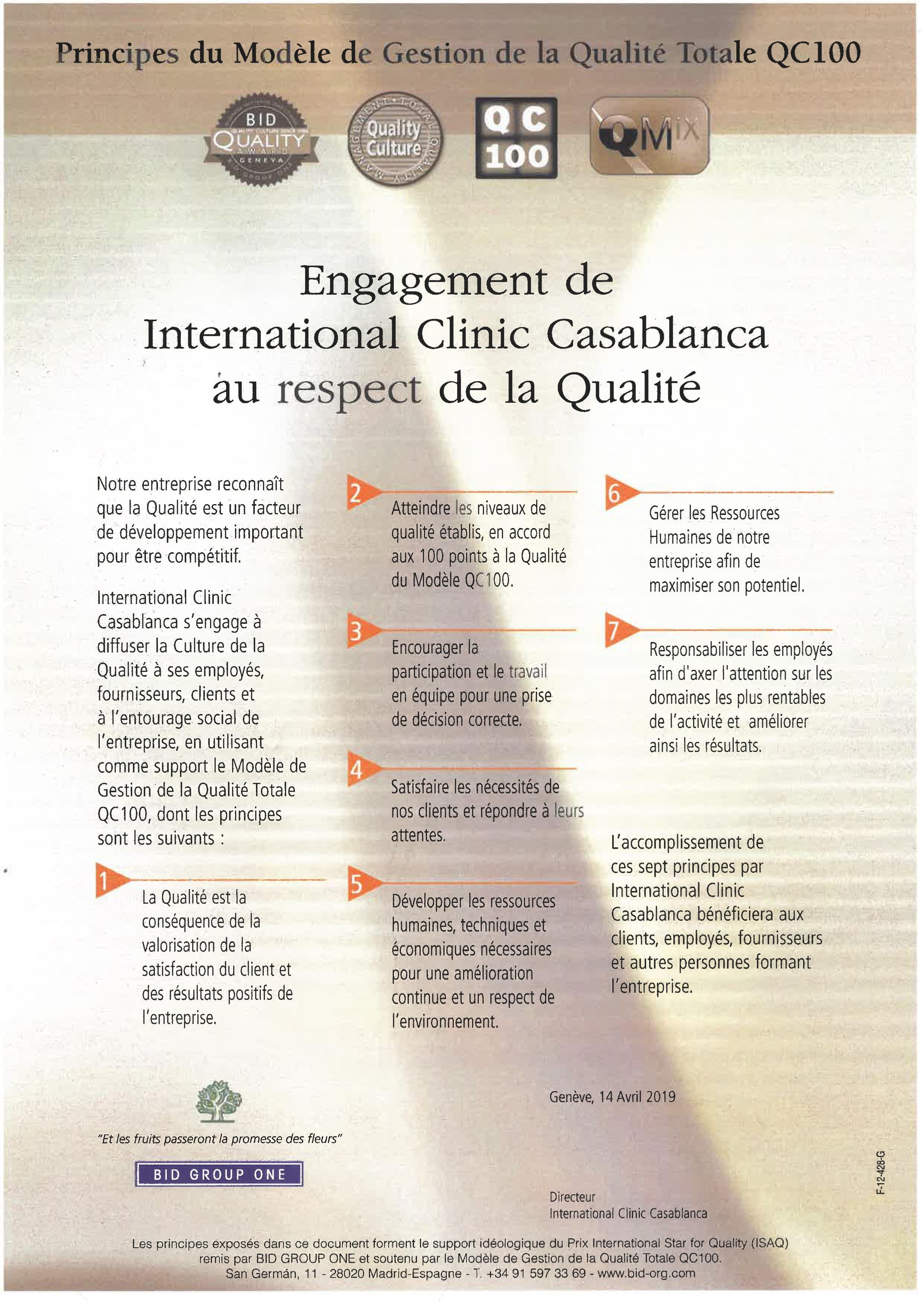 International Clinic Qualité
