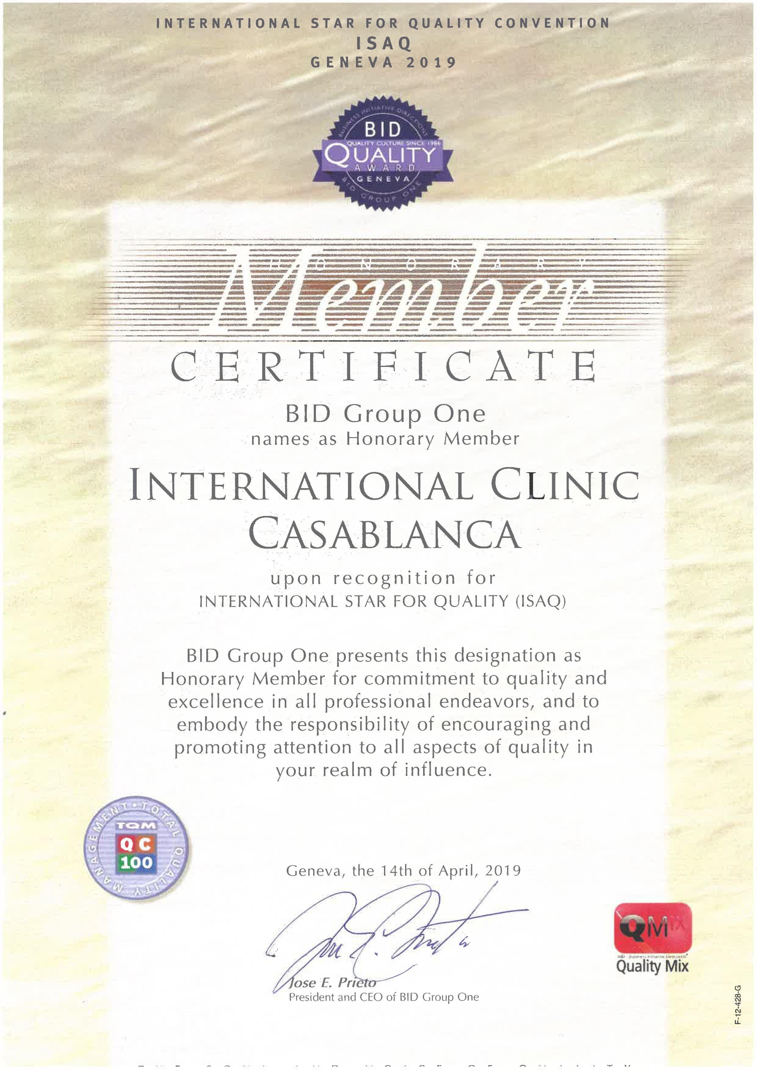 International Clinic Qualité